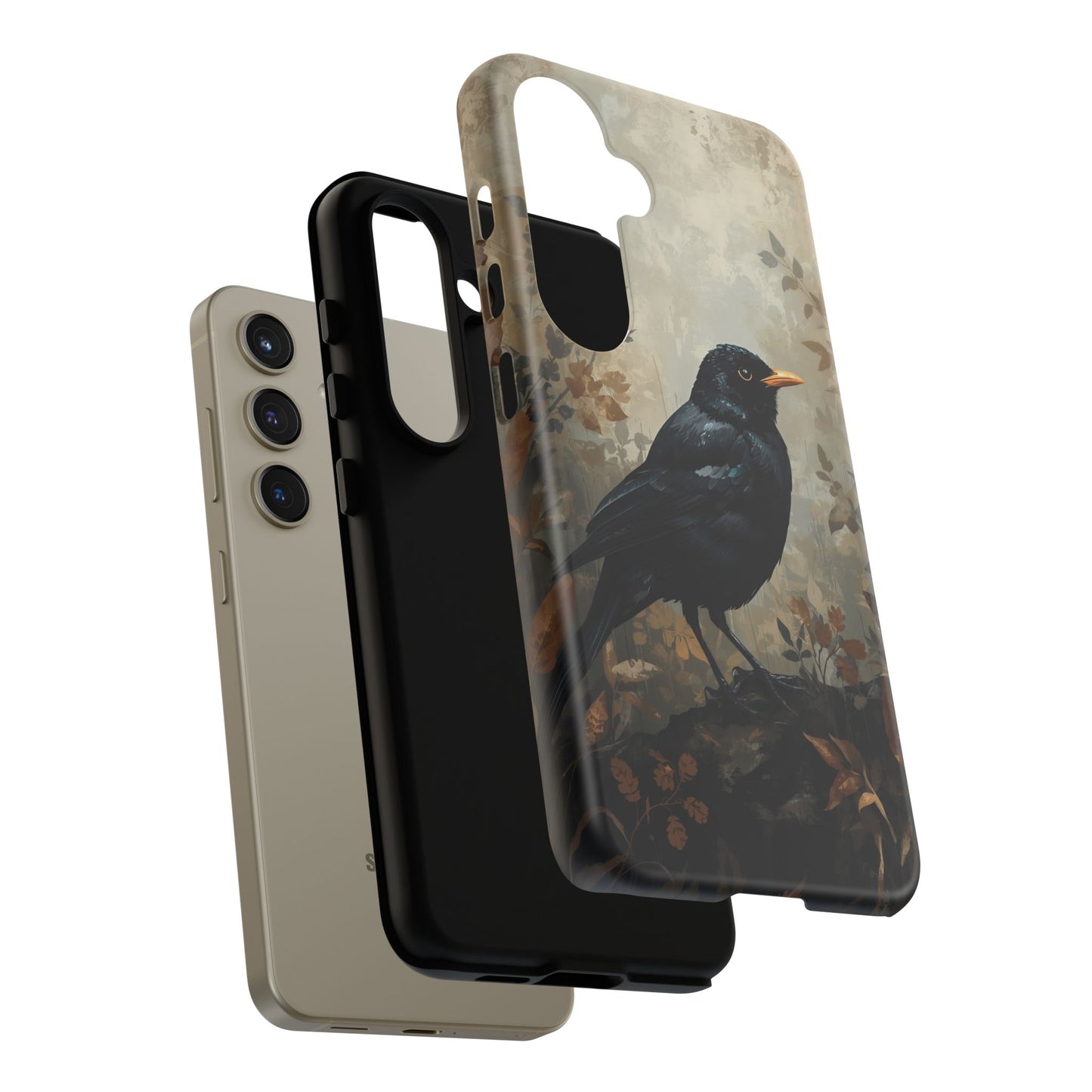 Samsung Galaxy Moody Blackbird Tough Case