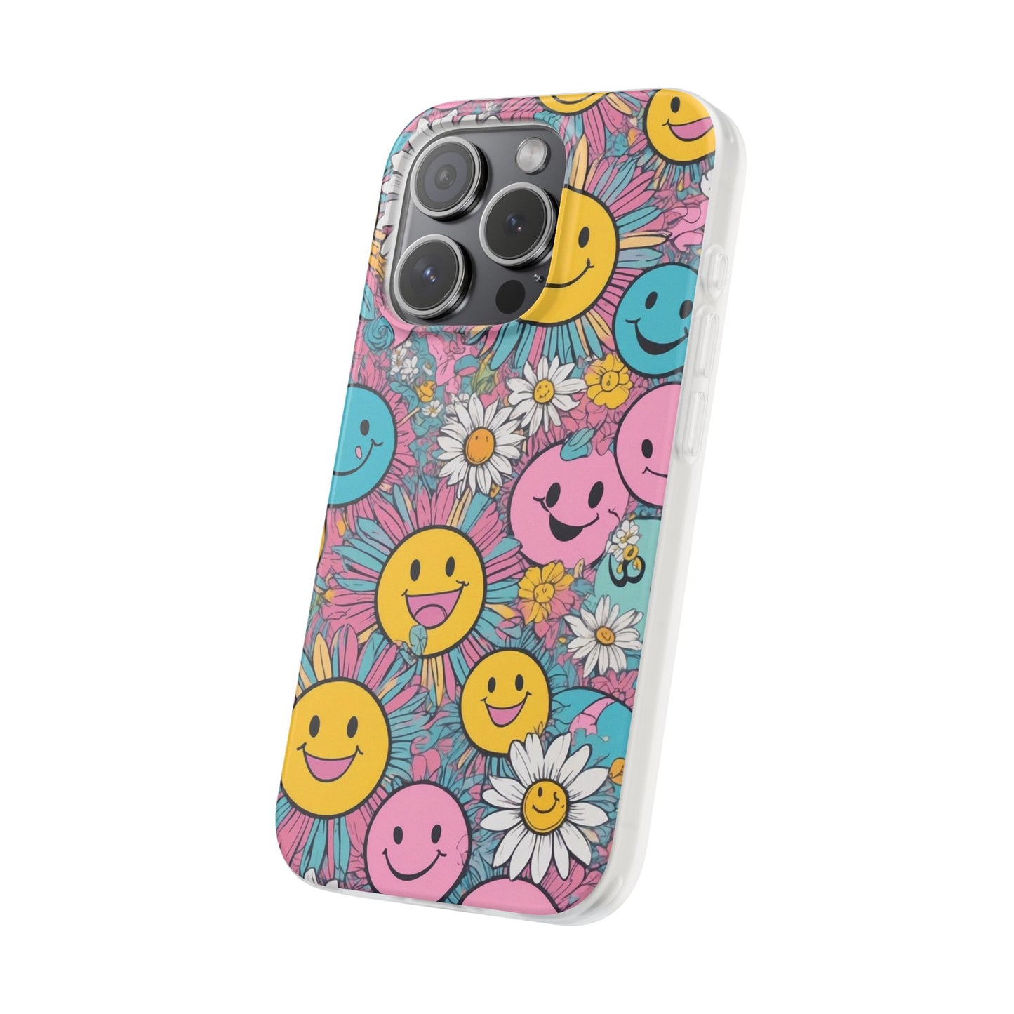 Smiley Bloom Burst Phone Case