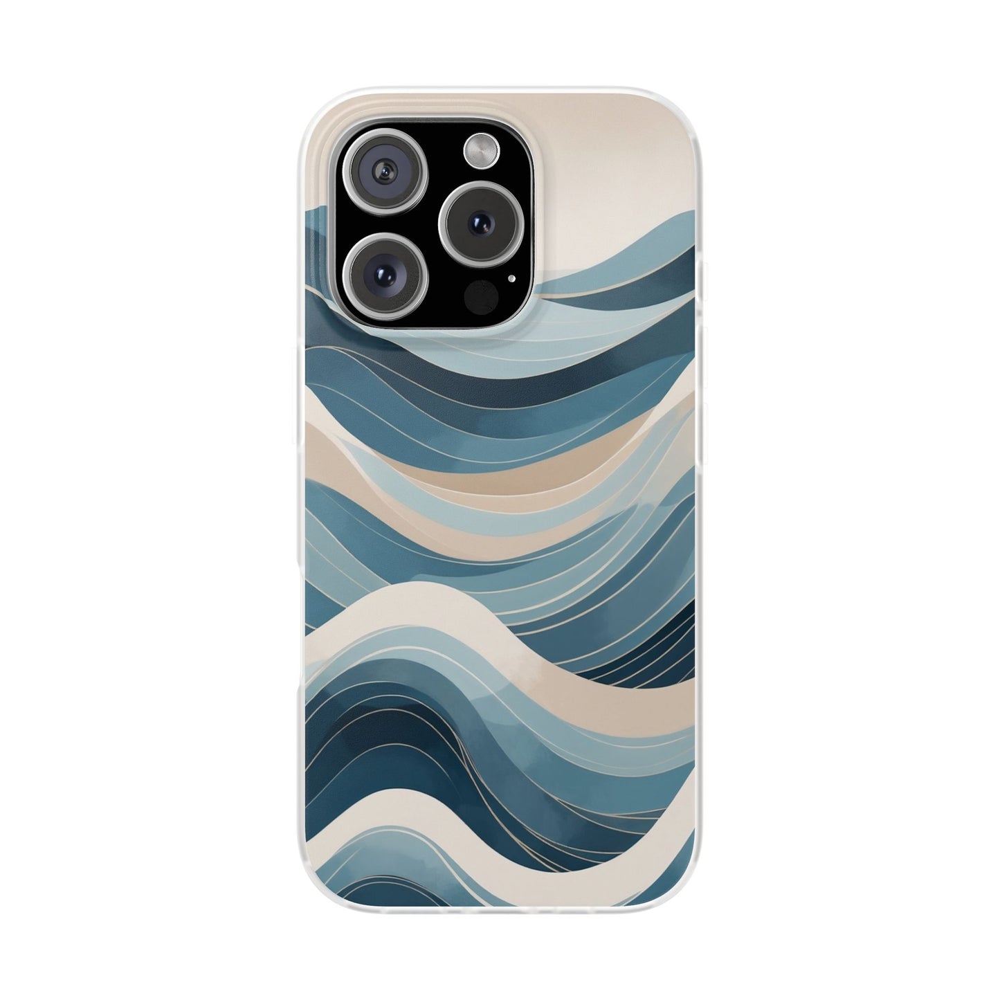 Minimalist Ocean Waves Phone Case