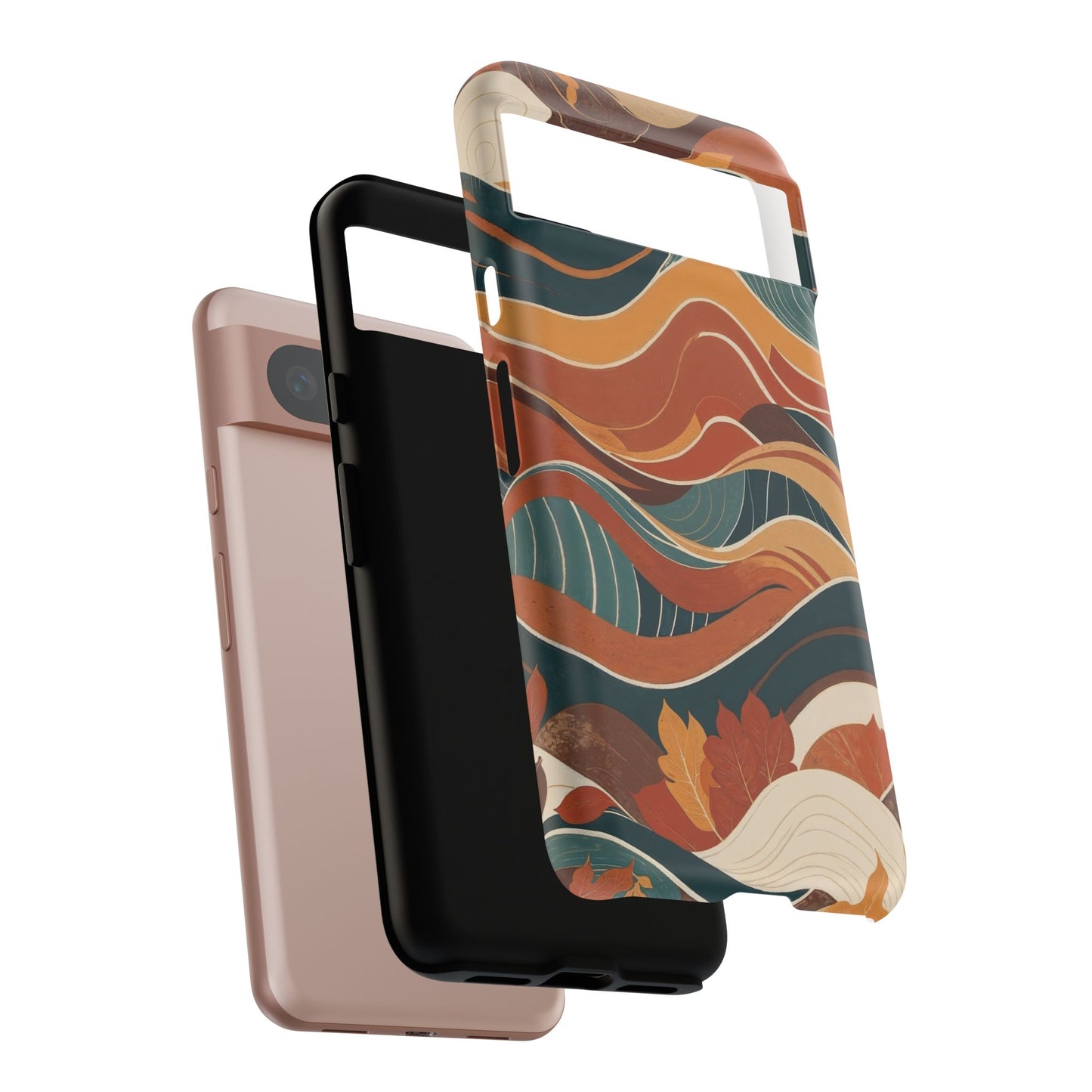 Google Pixel Case - Abstract Autumn Waves