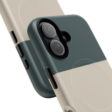 Nordic Coast Colour-Block iPhone Case - Luxury Shockproof MagSafe® Compatible Tough Cover