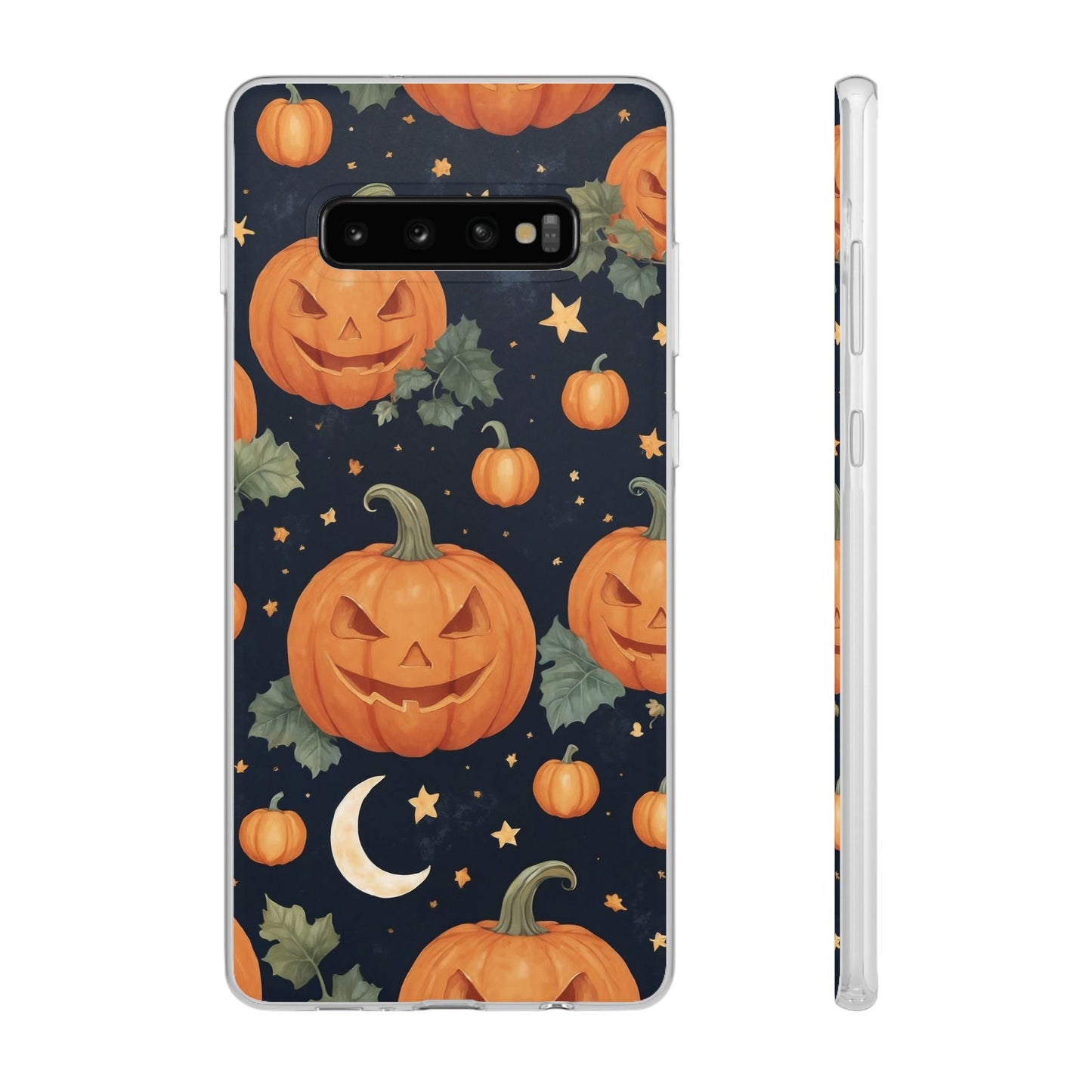 Pumpkin Phone Case Halloween Lantern Night Sky
