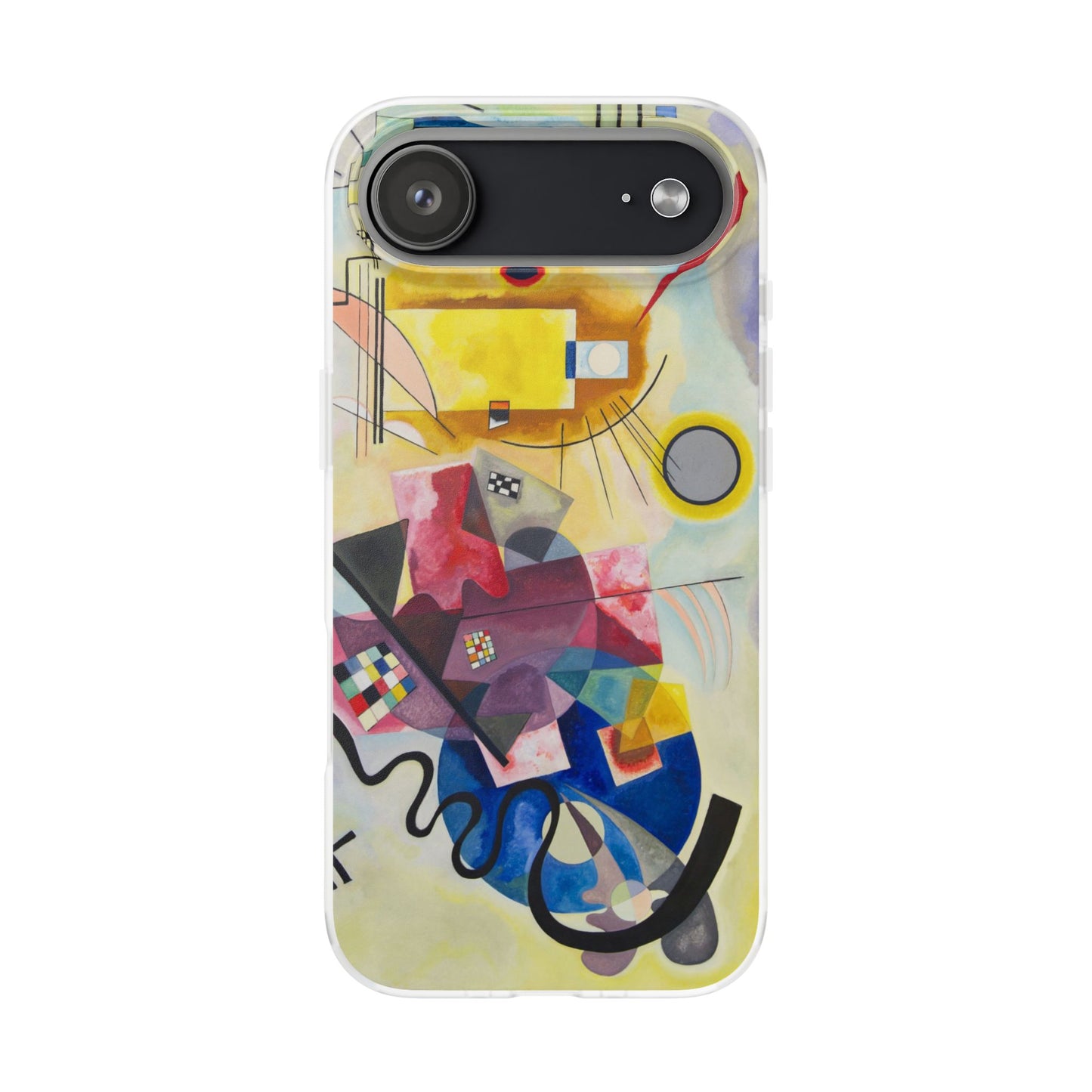 Yellow-Red-Blue Abstract Art Phone Case - Kandinsky Modernist Masterpiece
