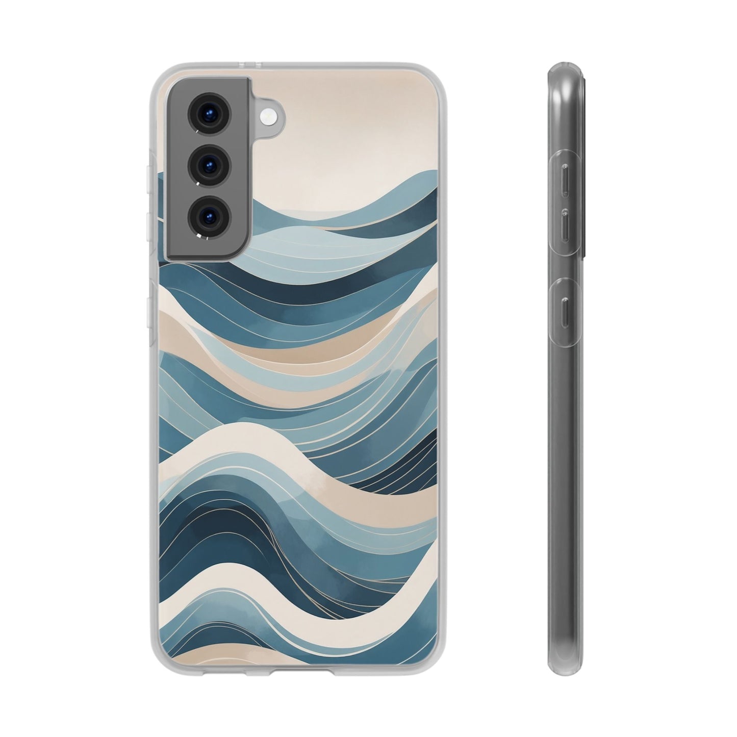 Minimalist Ocean Waves Phone Case