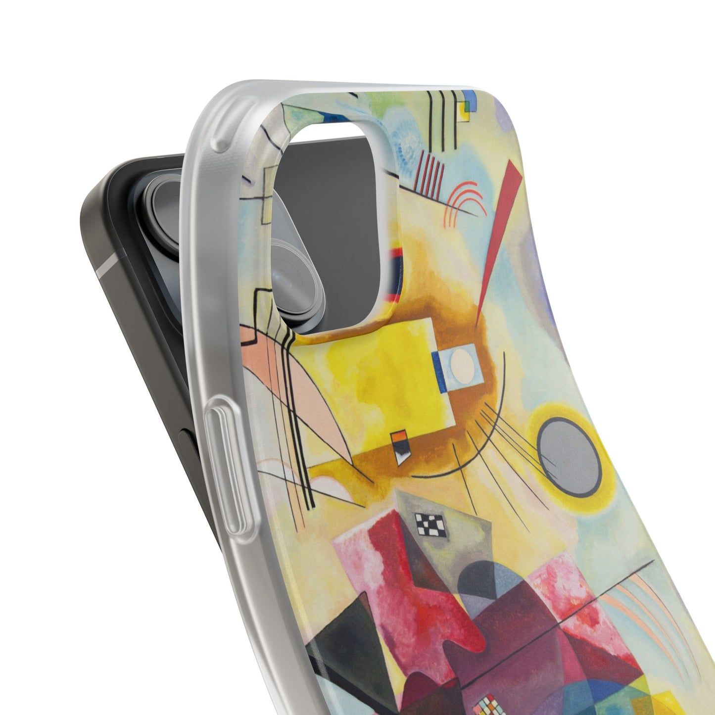 Yellow-Red-Blue Abstract Art Phone Case - Kandinsky Modernist Masterpiece