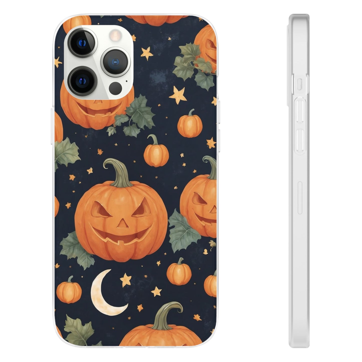 Pumpkin Phone Case Halloween Lantern Night Sky
