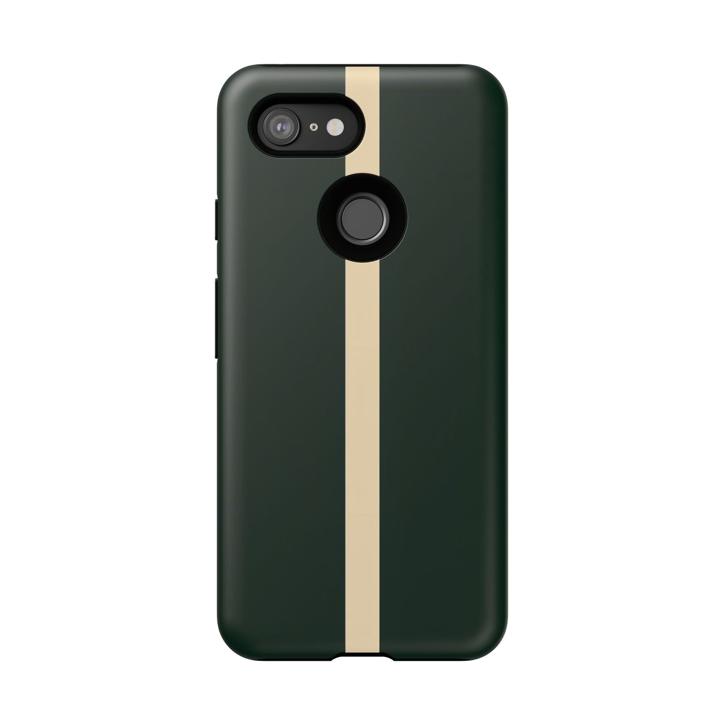 Google Pixel Case - British Racing Green Stripe Design