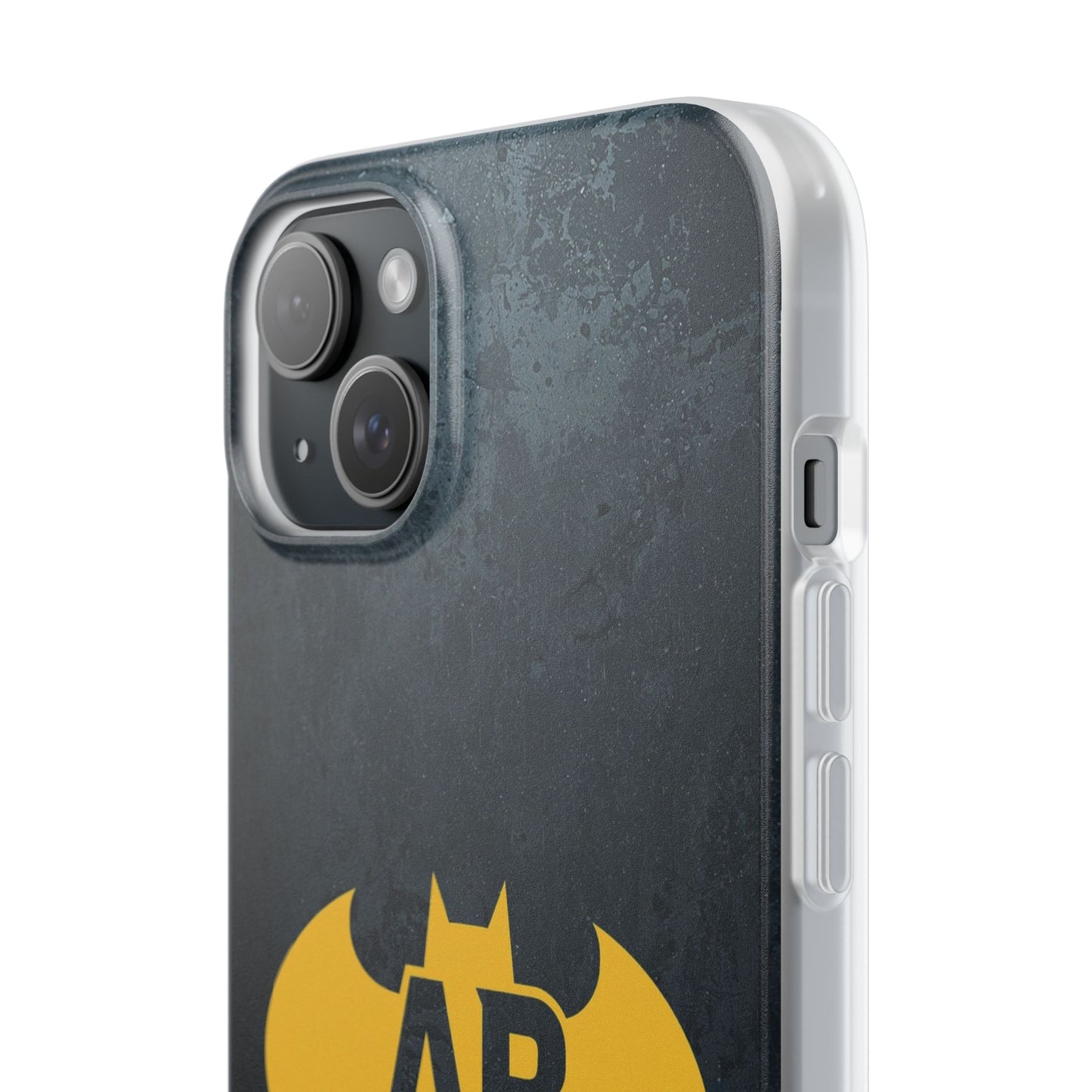 Personalised Bat Superhero Phone Case - Custom Initials Design