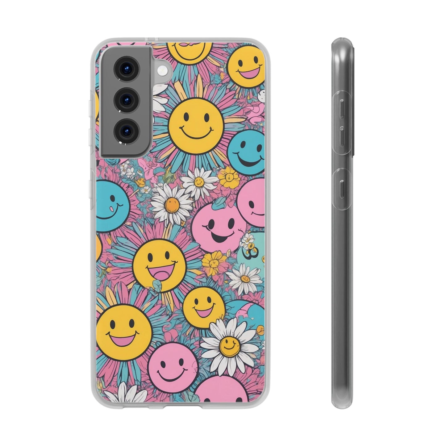 Smiley Bloom Burst Phone Case