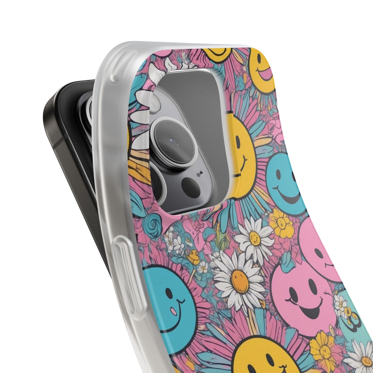 Smiley Bloom Burst Phone Case