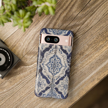 Google Pixel Case - Blue Moroccan Tile