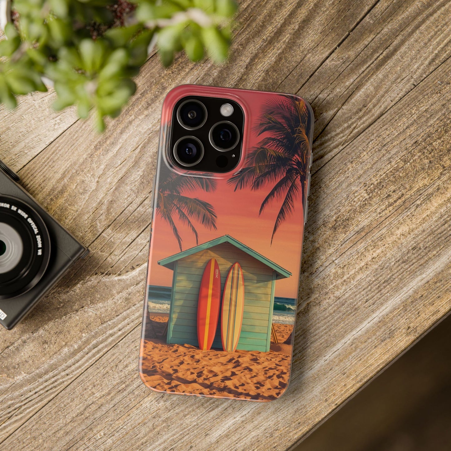 Surf Shack Sunset Phone Case