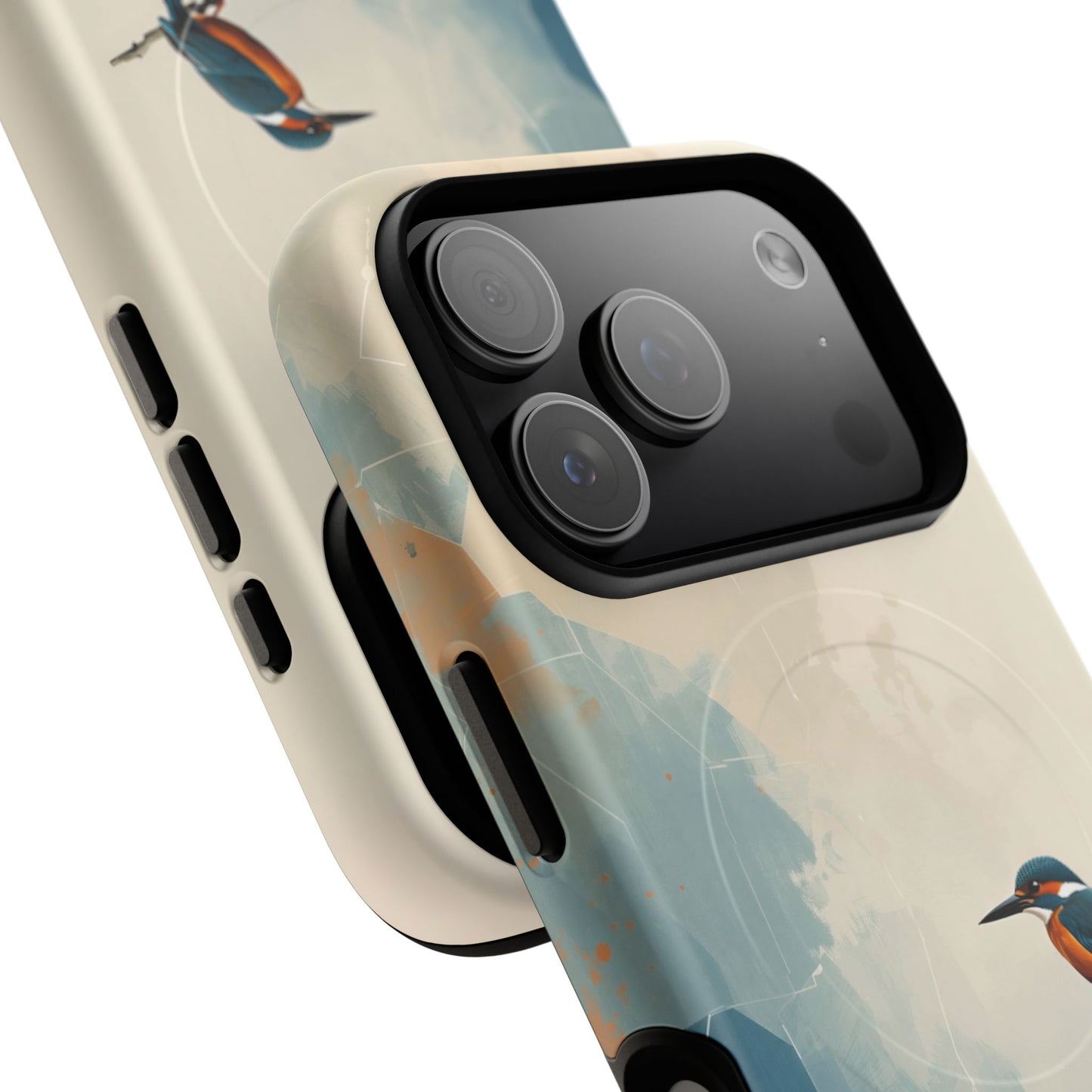 iPhone Abstract Kingfisher Premium MagSafe Case