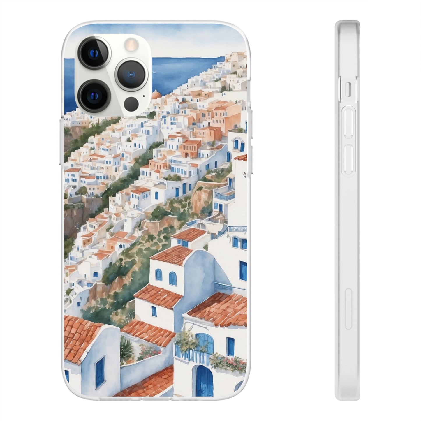 Santorini Coastal Phone Case
