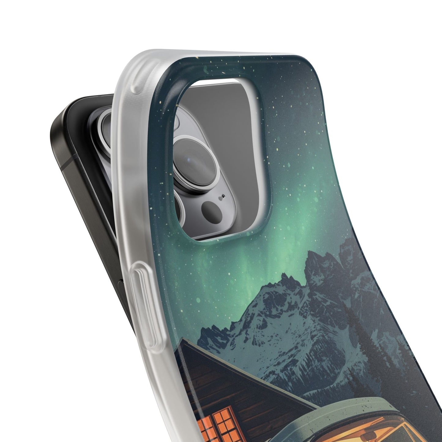 Mountain Cabin Camper Getaway Phone Case