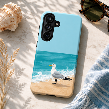 iPhone Coastal Gull Premium MagSafe Tough Case