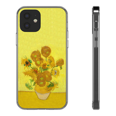 Sunflower Clear Phone Case