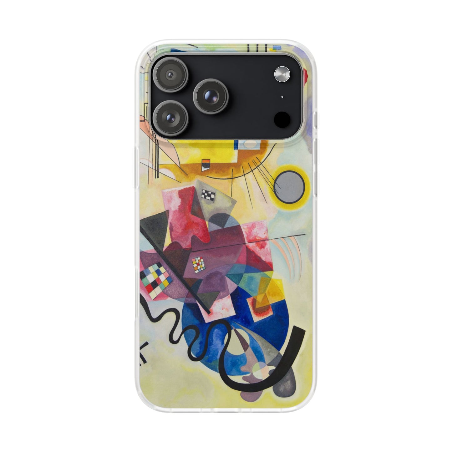 Yellow-Red-Blue Abstract Art Phone Case - Kandinsky Modernist Masterpiece