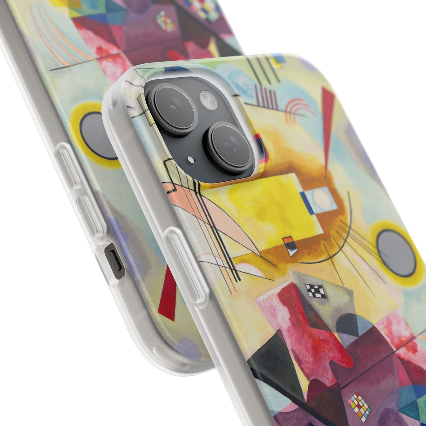 Yellow-Red-Blue Abstract Art Phone Case - Kandinsky Modernist Masterpiece
