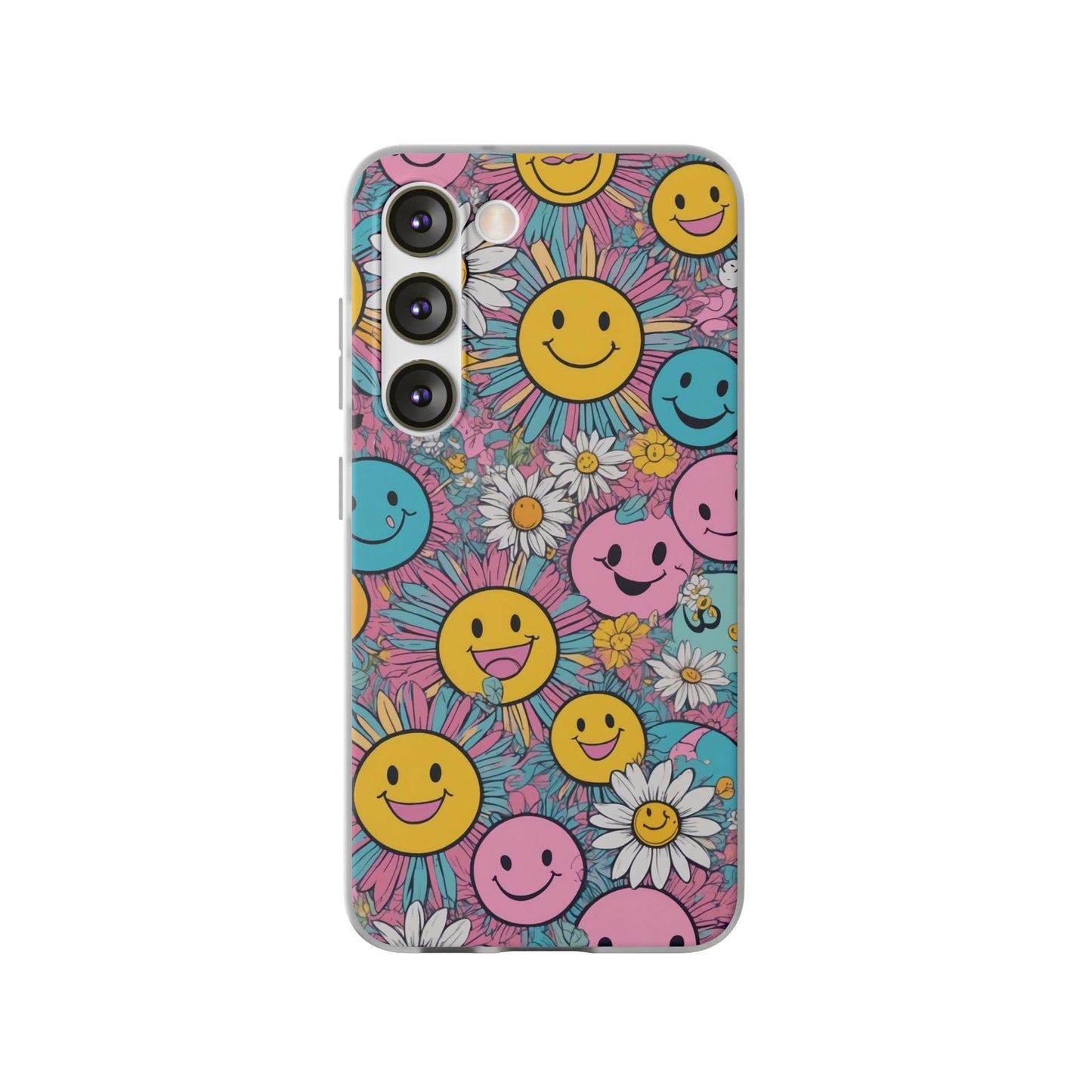 Smiley Bloom Burst Phone Case