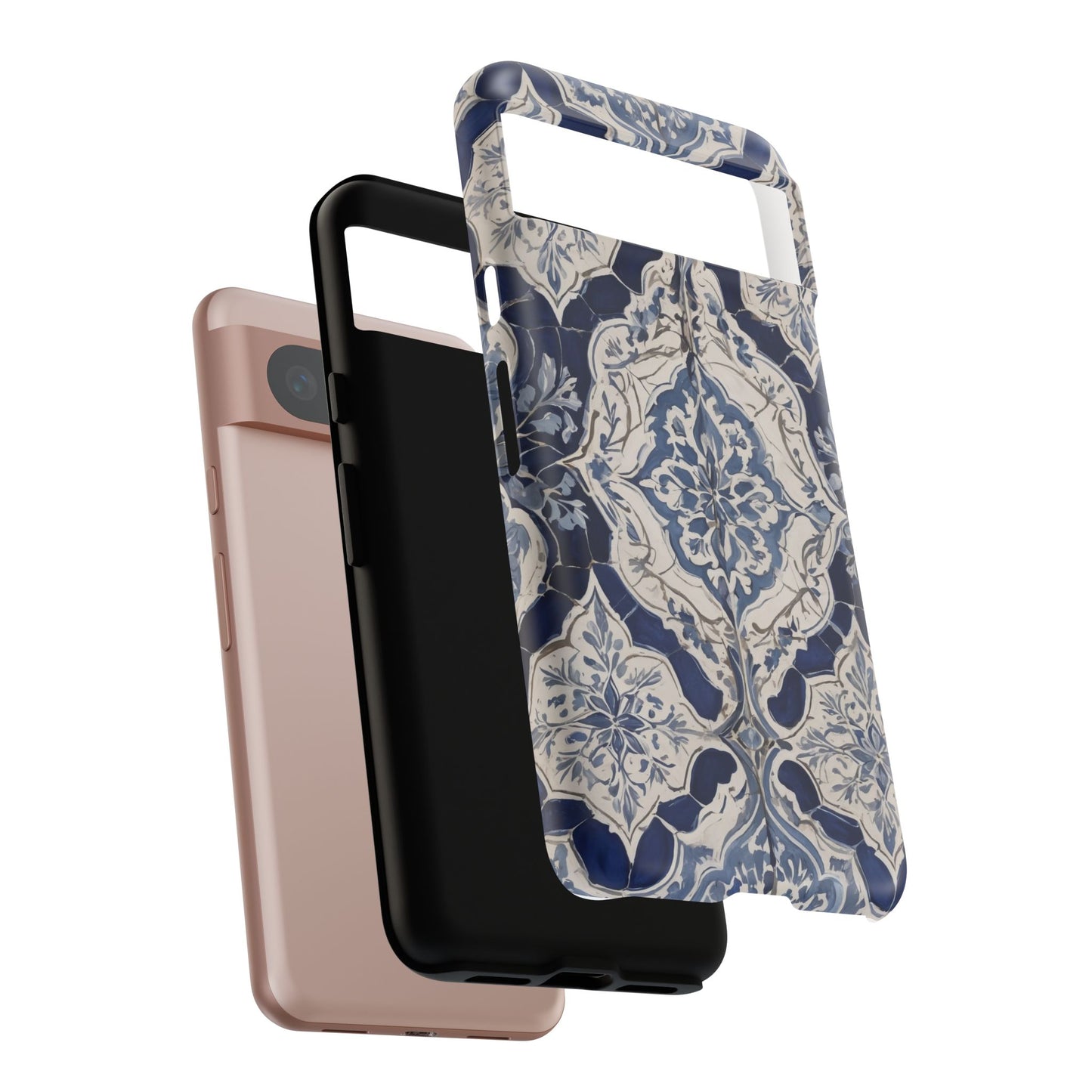 Google Pixel Case - Blue Moroccan Tile