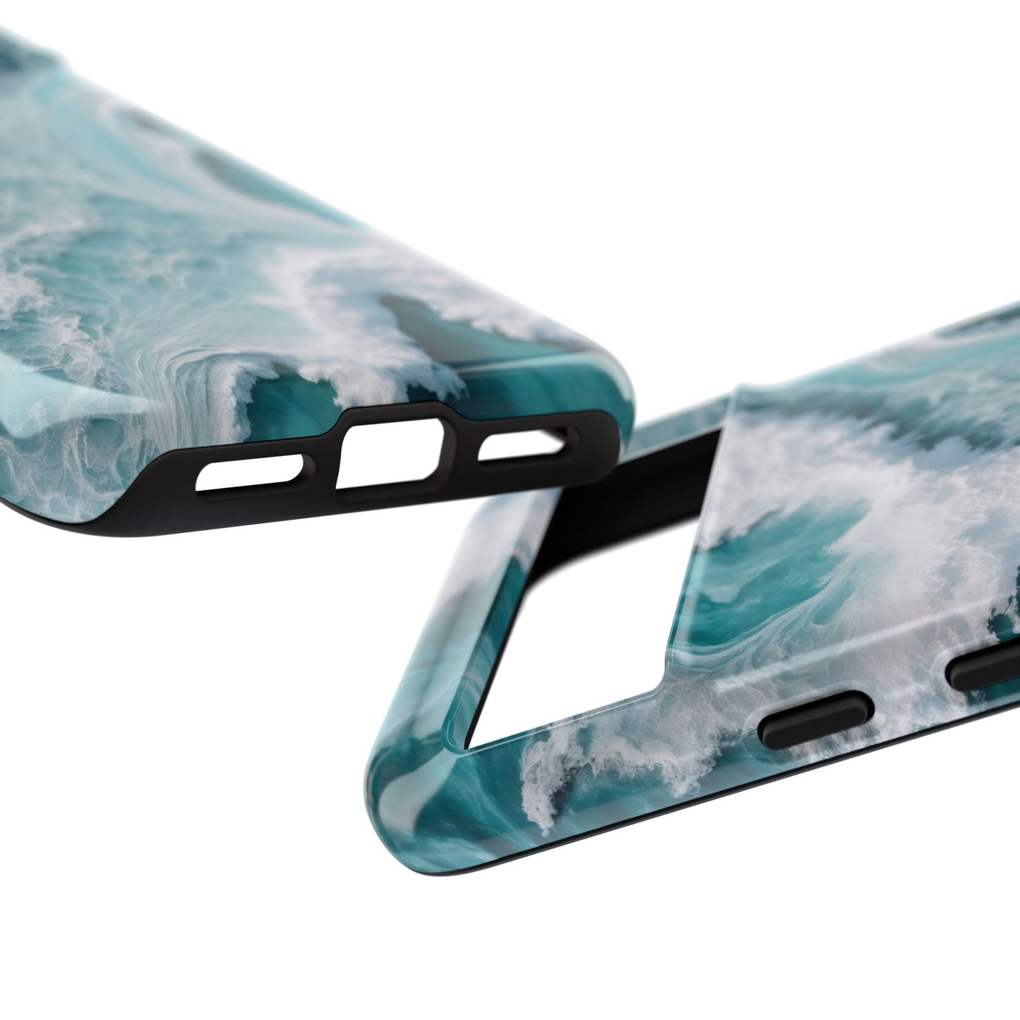 Google Pixel Case - Ocean Luxe Marble Waves