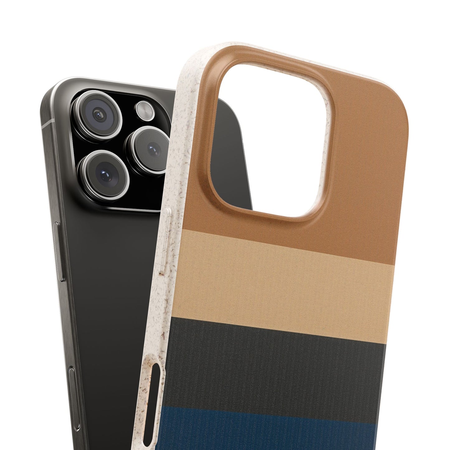 Retro Marina Eco-Friendly iPhone Case - Sustainable Biodegradable Design