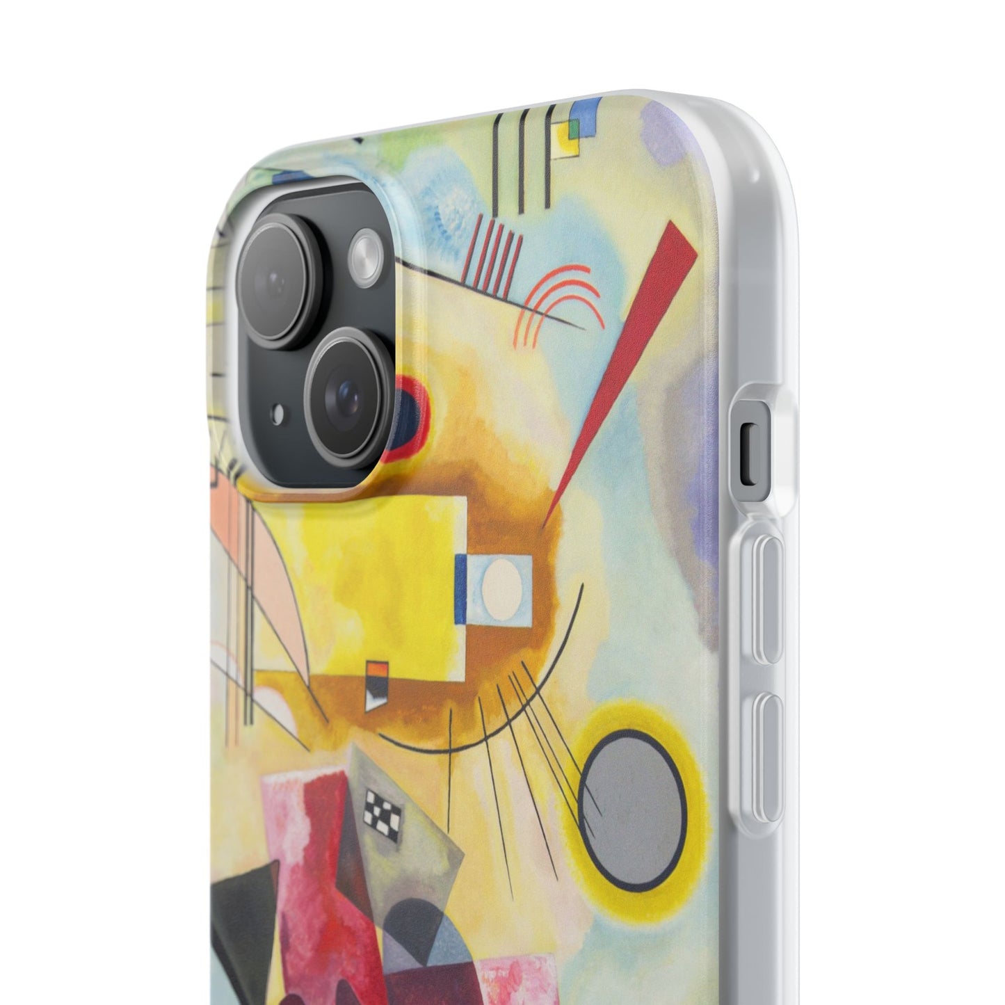 Yellow-Red-Blue Abstract Art Phone Case - Kandinsky Modernist Masterpiece