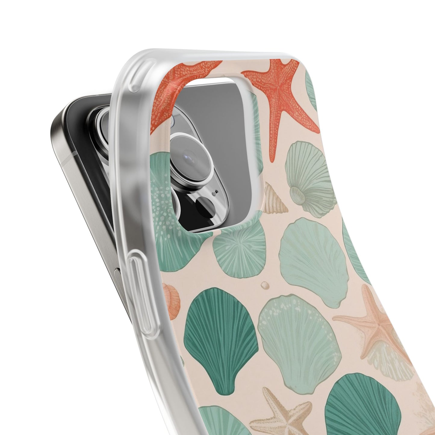 Coastal Coral & Seashell Phone Case