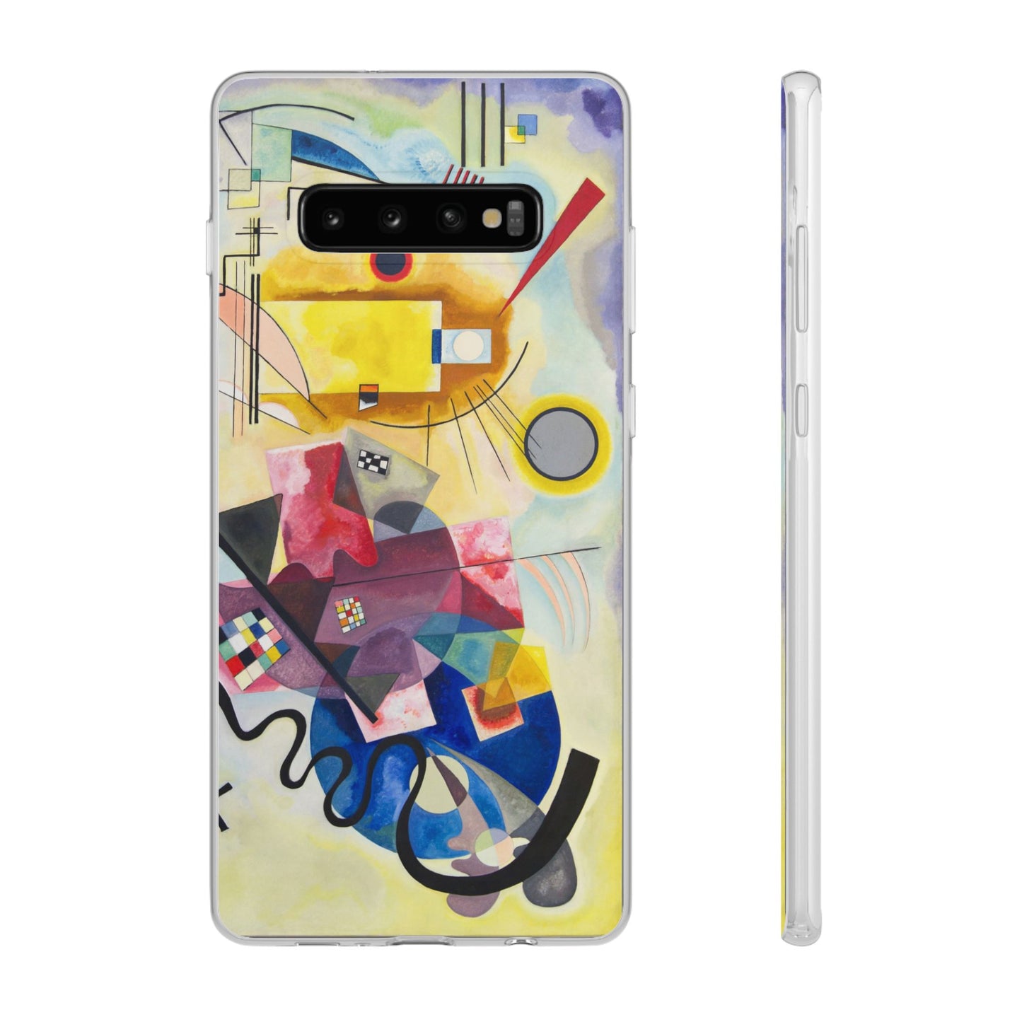 Yellow-Red-Blue Abstract Art Phone Case - Kandinsky Modernist Masterpiece