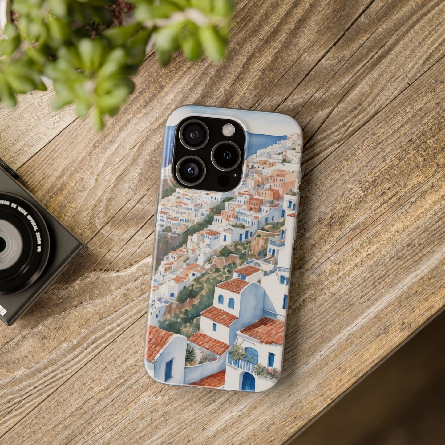 Santorini Coastal Phone Case