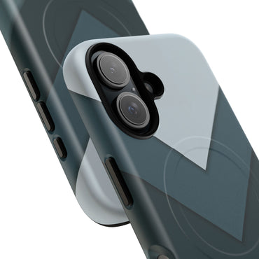 Midnight Chevron iPhone Case - Luxury Shockproof MagSafe® Tough Cover