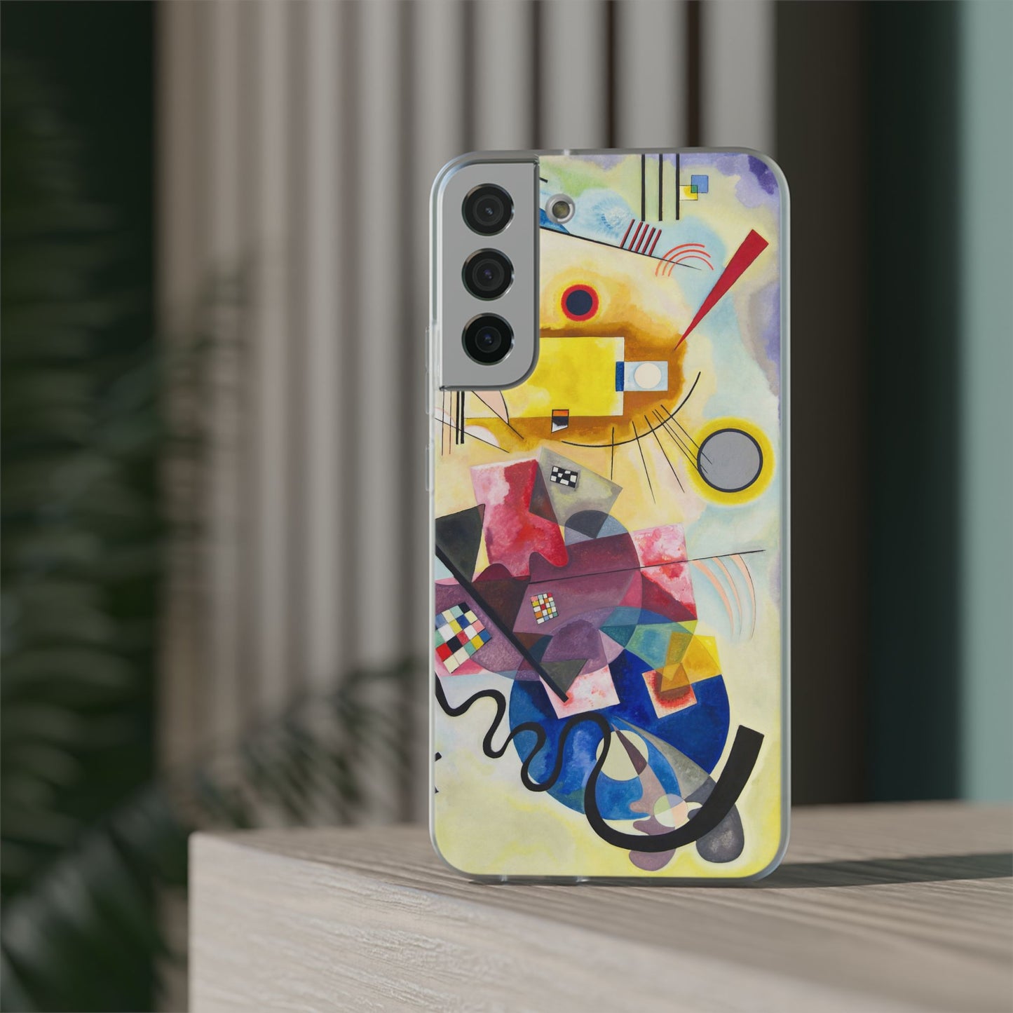 Yellow-Red-Blue Abstract Art Phone Case - Kandinsky Modernist Masterpiece