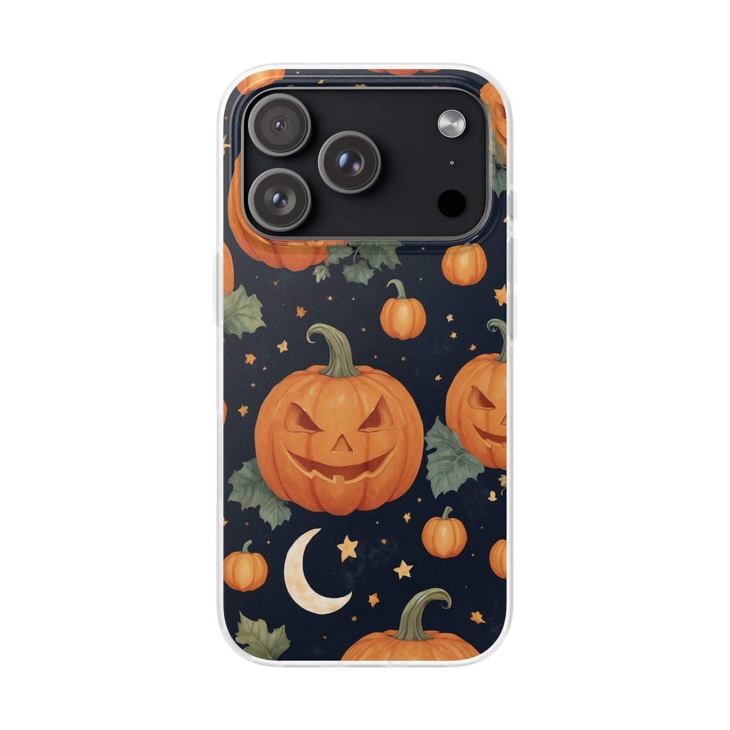 Pumpkin Phone Case Halloween Lantern Night Sky