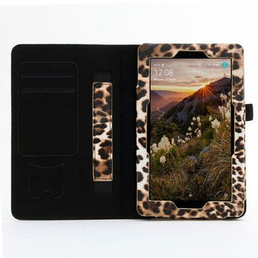 Amazon Fire 7 Leopard Case Cover with Stand