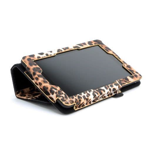 Amazon Fire 7 Leopard Case Cover with Stand