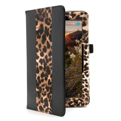 Amazon Fire 7 Leopard Case Cover with Stand