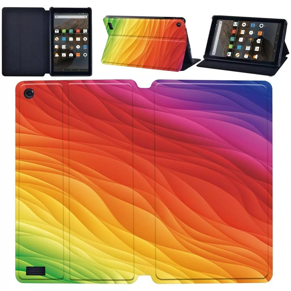 Amazon Fire Tablet Case - Rainbow Flows