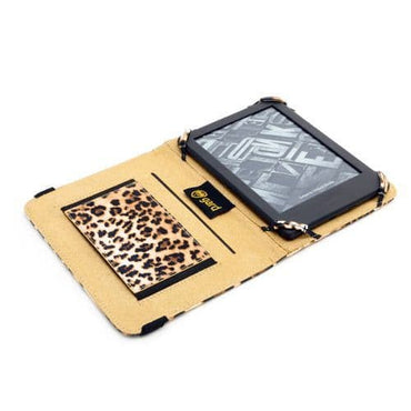 Amazon Kindle E-Reader with Touch 6" Leopard Case Cover with LED Light