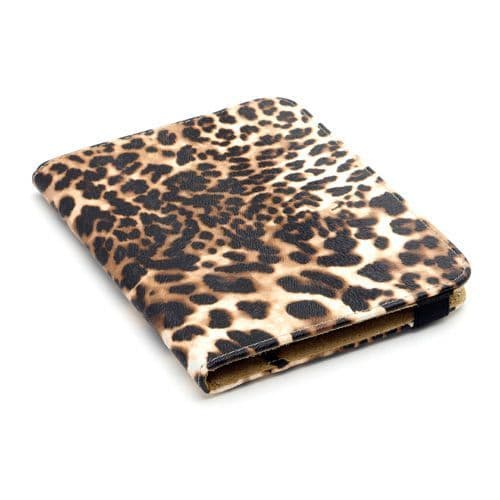Amazon Kindle E-Reader with Touch 6" Leopard Case Cover with LED Light