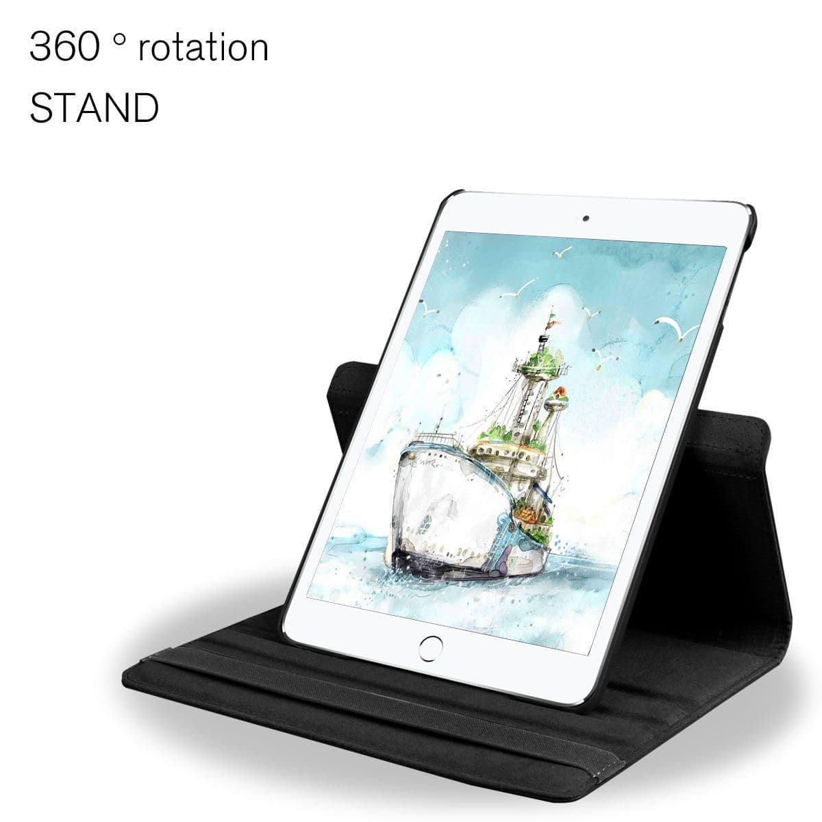 iPad 10.2 9th Gen Swivel 360 Stand Case Cover