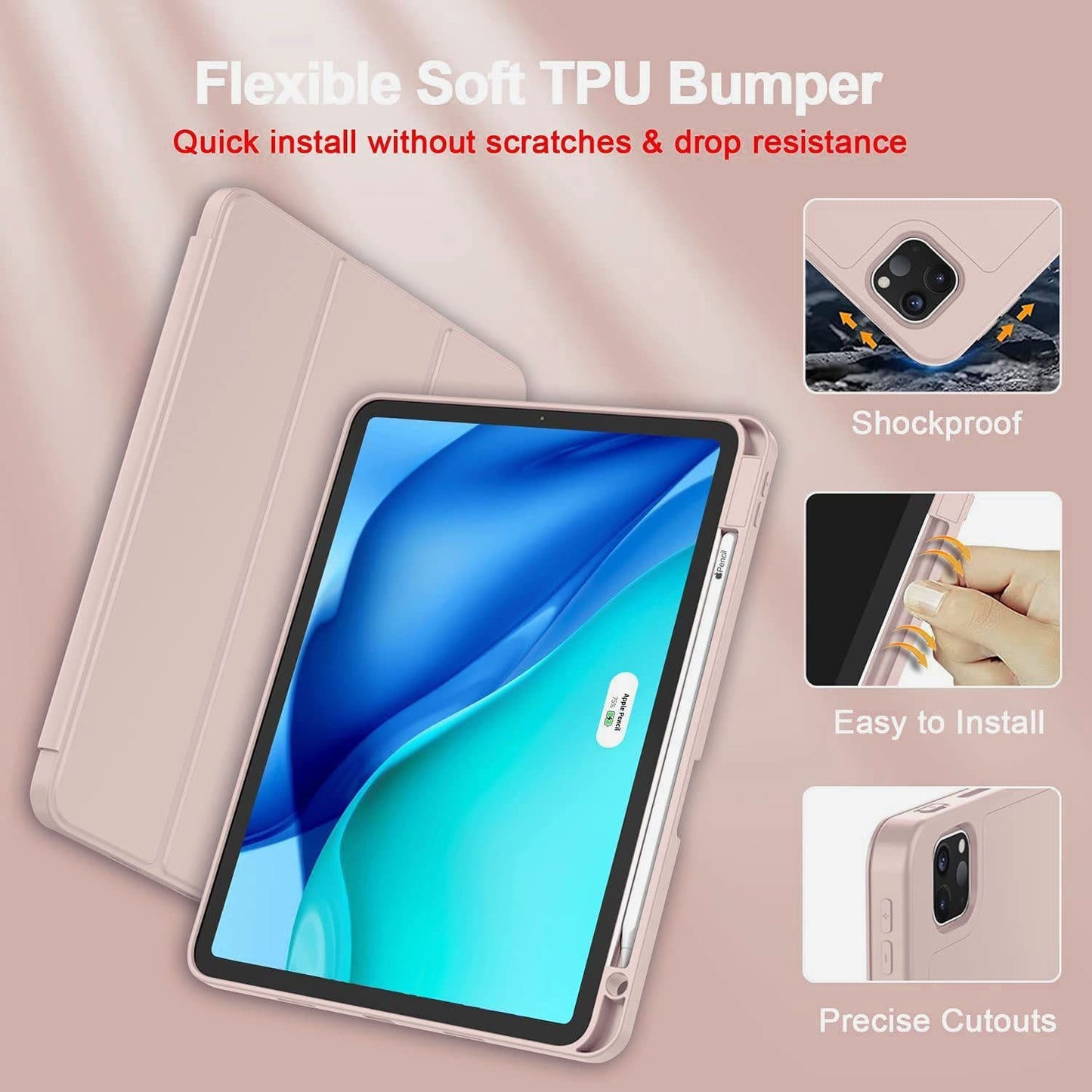 iPad Pro 11 Smart Pencil Holder Case Cover