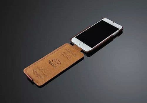 iPhone 4 4S Leather Flip Case Cover