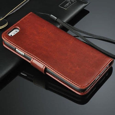 iPhone 4 4S Leather Wallet Stand Case Cover