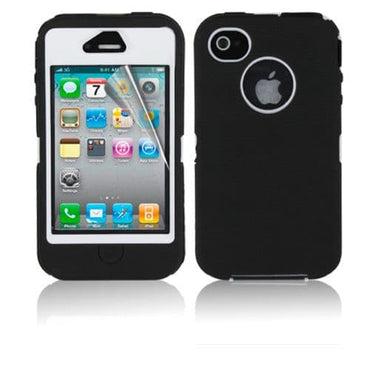 iPhone 4 / 4S Rugged Defender Tough Shockproof Case Cover
