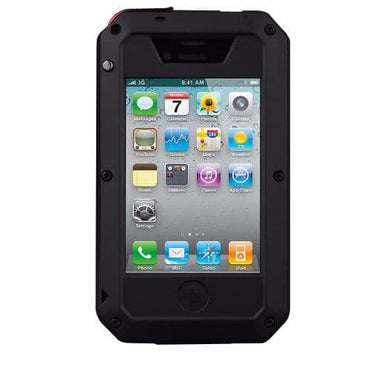 iPhone 4 4S Shockproof Aluminum Water Resistant Metal Cover Case