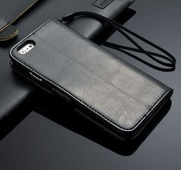iPhone 6 Plus 6S Plus Leather Wallet Stand Case Cover