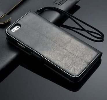 iPhone 6 Plus 6S Plus Leather Wallet Stand Case Cover