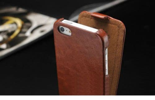 iPhone 7 Leather Flip Case Cover