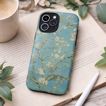 Van Gogh Almond Blossom Matte iPhone Case - Shockproof MagSafe® Compatible
